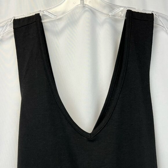 Emerald Sundae Womens Jumpsuit Black Stretch V Neck Sleeveless Straight Leg S - Picture 9 of 11